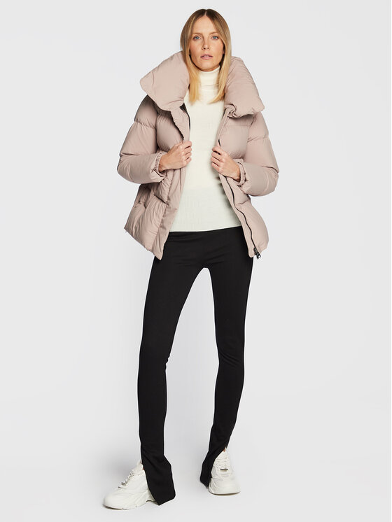Hetregó Hetregó Пухено яке Beatrix 8M692 22WD10 Бежов Regular Fit