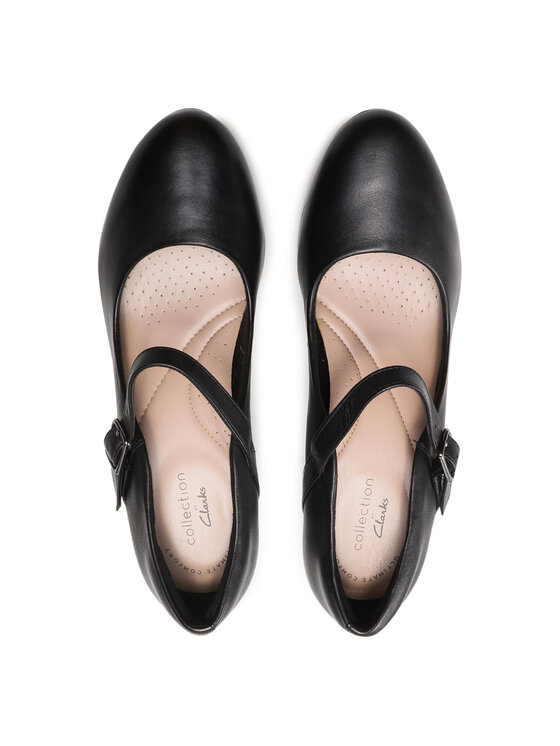 Clarks Clarks Pantofi Ambyr Shine 261577844 Negru