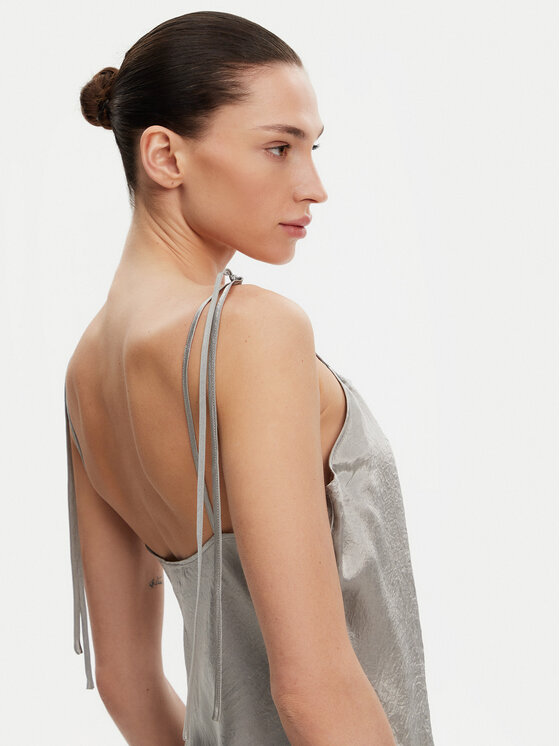 Herskind Herskind Estélyi ruha Sanderson 5557196 Ezüst Regular Fit