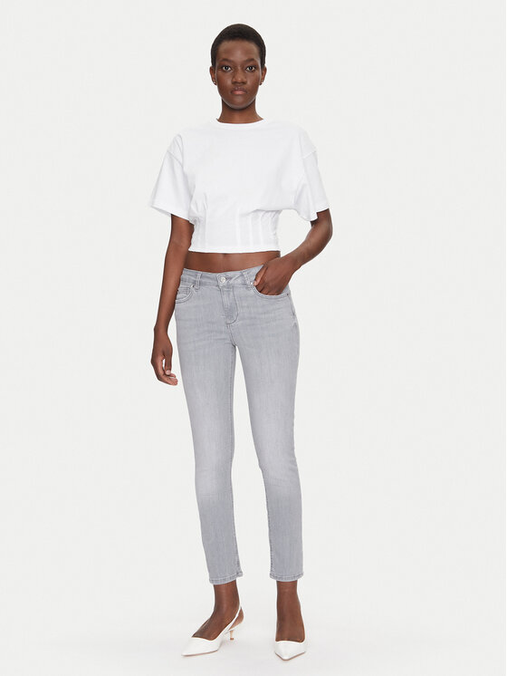 Liu Jo Liu Jo Jeansy UXX042 D4811 Szary Skinny Fit