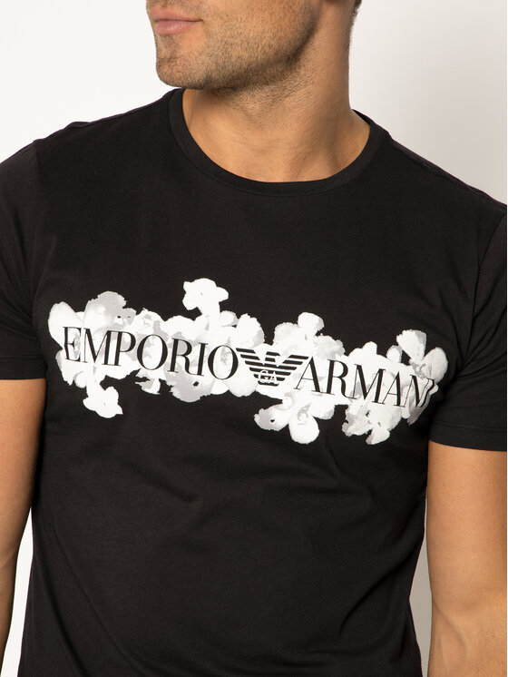 Emporio Armani Emporio Armani T-shirt 3H1T6S 1JQ4Z 0999 Nero Regular Fit