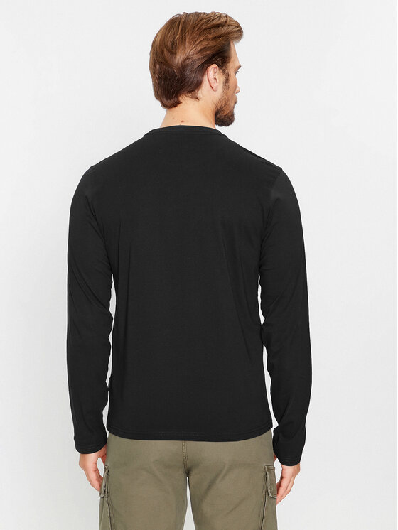 Napapijri Napapijri Longsleeve Salis NP0A4HN7 Μαύρο Regular Fit