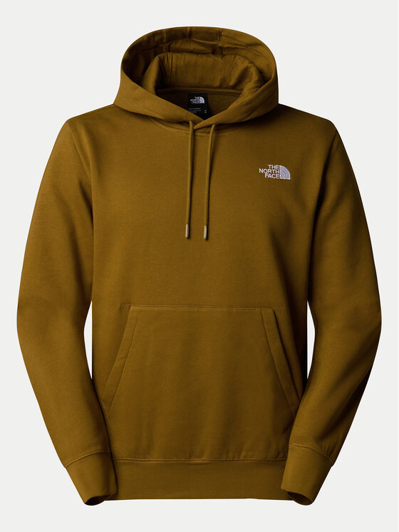 The North Face The North Face Majica dugih rukava Essential NF0A89ES Zelena Relaxed Fit
