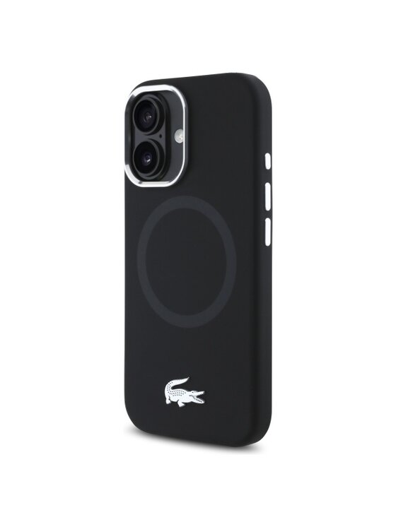 Lacoste Lacoste Etui na telefon Silicone Croco Logo Czarny