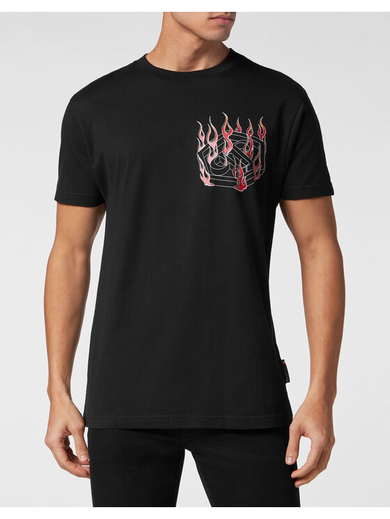 PHILIPP PLEIN PHILIPP PLEIN T-shirt 20723 Nero Regular Fit