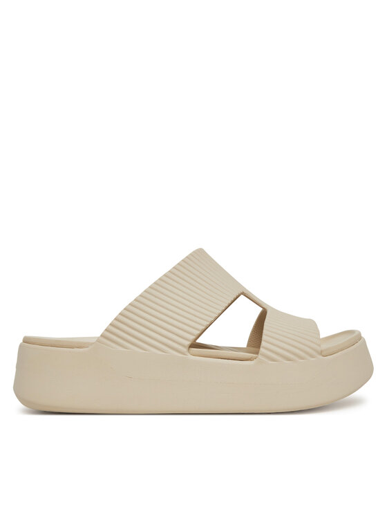 Crocs Crocs Natikače Getaway Groove Platform HStrap 210701 Bež