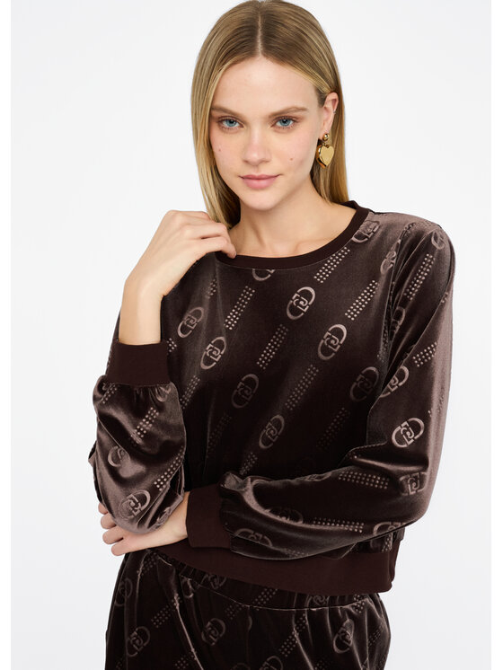 Liu Jo Liu Jo Felpa TF5109J4955M9768 Marrone Regular Fit