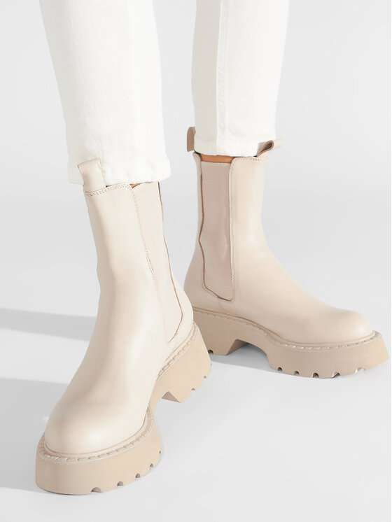 Badura Badura Боти тип челси 222FW67 Бежов