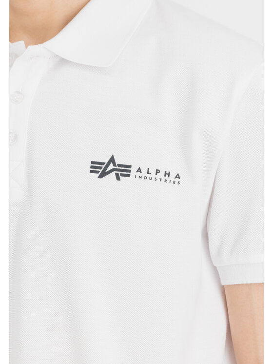 Alpha Industries Alpha Industries T-Shirt AI.106600-09-XL Biały Basic Fit
