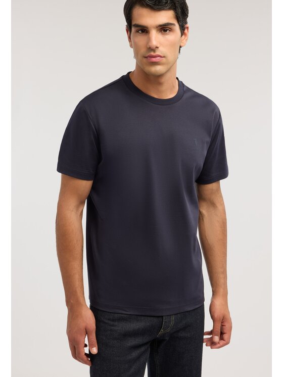 Trussardi Trussardi T-Shirt G0238000218N0B1 Niebieski Regular Fit
