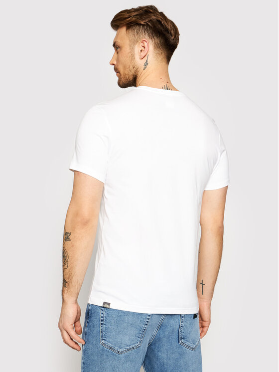 The North Face The North Face Marškinėliai Gps Tee Cambridge NF00CC8J Balta Regular Fit