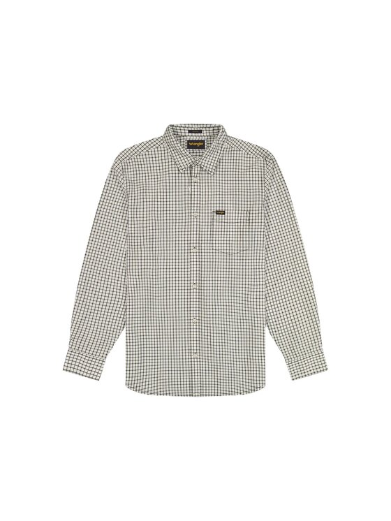 Wrangler Wrangler Camicia 112378034 Bianco Regular Fit