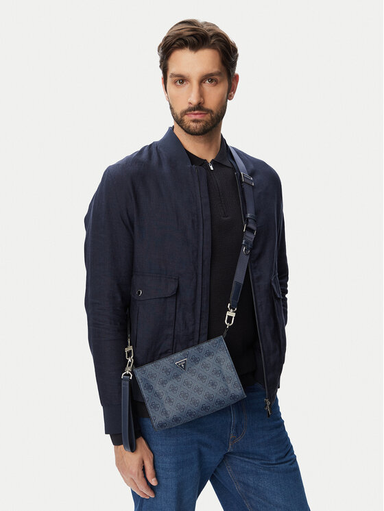 Guess Geantă crossover HMMILO P6157 Bleumarin