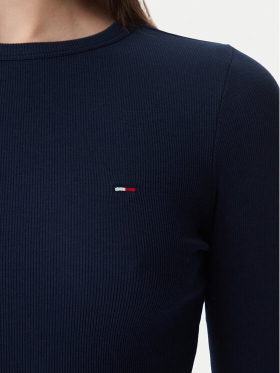 Tommy Jeans Tommy Jeans Blūze DW0DW22783 Tumši zils Slim Fit