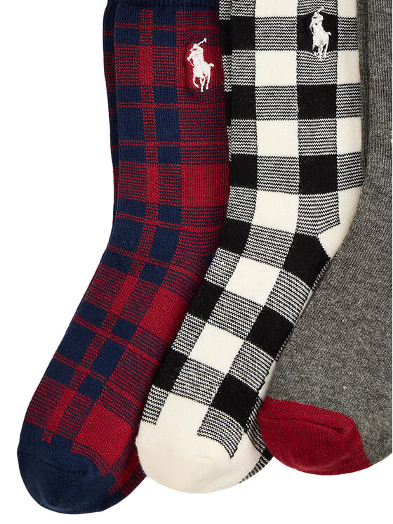 Polo Ralph Lauren Polo Ralph Lauren 3er-Set hohe Kindersocken 443P03158001 Bunt