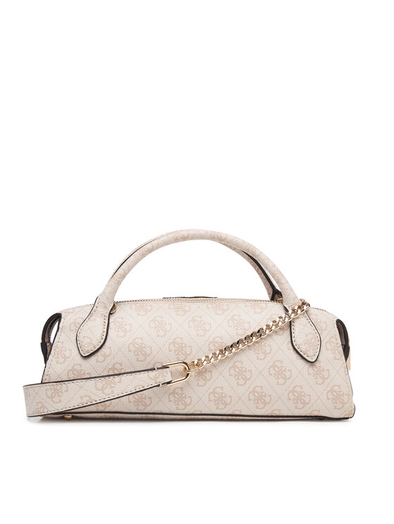 Guess Guess Rankinė Yvonne Logo Mini HWSG23 78760 Šviesiai smėlinė