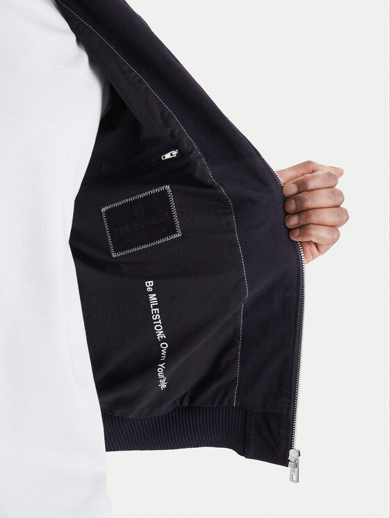 Milestone Milestone Odinė striukė 61163860755 Tamsiai mėlyna Slim Fit