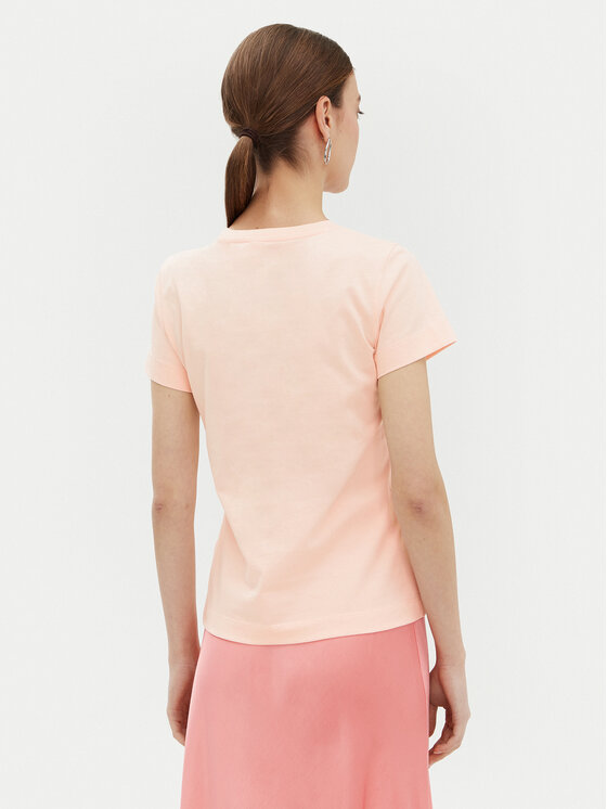 PINKO PINKO T-Shirt Bussolotto 100355 Różowy Regular Fit