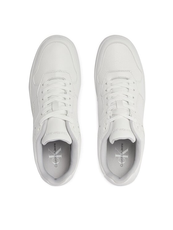 Calvin Klein Jeans Calvin Klein Jeans Tossud Basket Cupsole Low Lth In Sat YM0YM00867 Valge