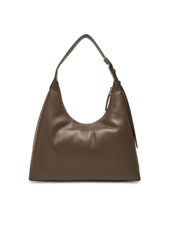 Calvin Klein Calvin Klein Ročna torba Hardware Strap Hobo Shoulder Bag K60K613031 Rjava