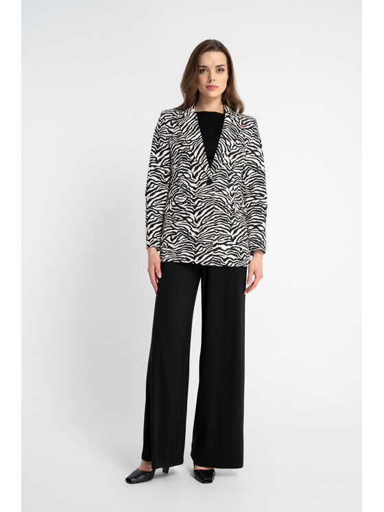 CLICK CLICK Σακάκι 71-0023 Μαύρο Relaxed Fit