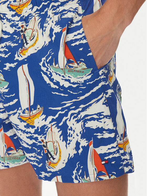 Tommy Hilfiger Tommy Hilfiger Szorty kąpielowe UM0UM03491 Niebieski Regular Fit