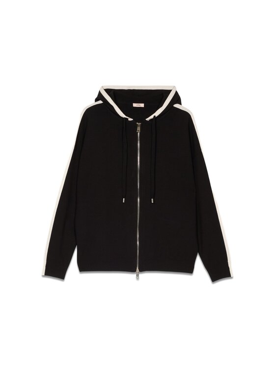 Oltre Oltre Cardigan M060J004786N033 Nero Over Fit