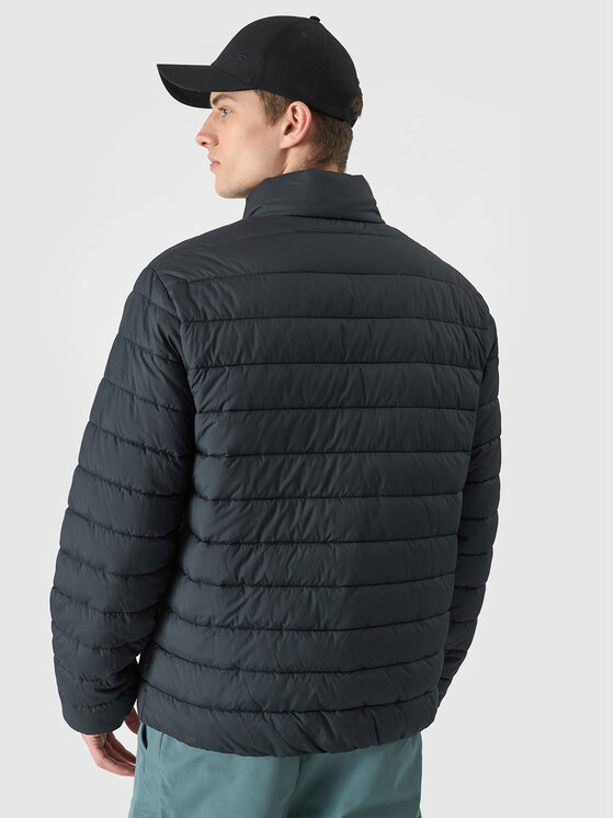 4F 4F Kurtka puchowa BASIC+ Czarny Regular Fit