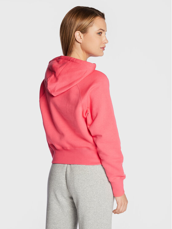 Converse Converse Μπλούζα Strip Wordmark 10023717-A03 Ροζ Regular Fit