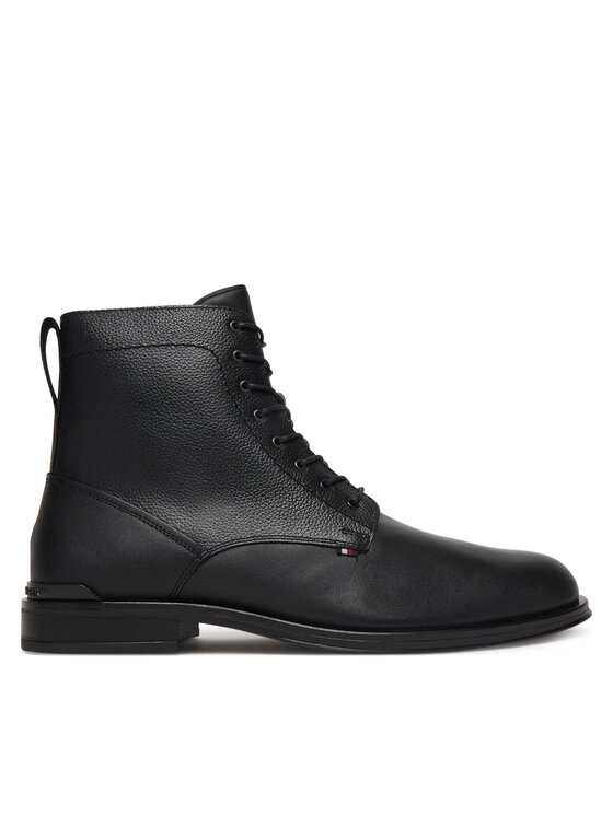 Tommy Hilfiger Tommy Hilfiger Μπότες Corporate FM0FM05577 Μαύρο