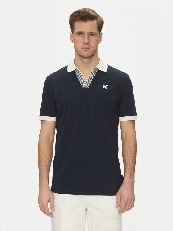 Richmond X Polokošeľa UMP25168PO Tmavomodrá Regular Fit