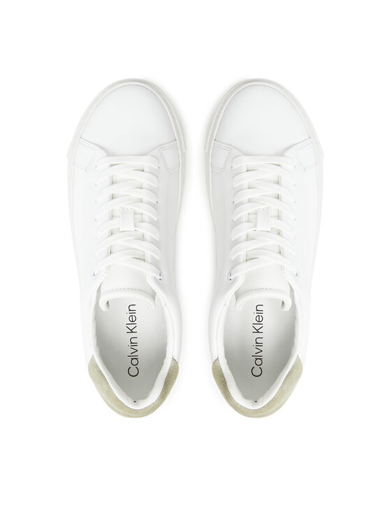 Calvin Klein Calvin Klein Sneakersy Ff Cupsole Lace Up Lth HW0HW02570 Biela