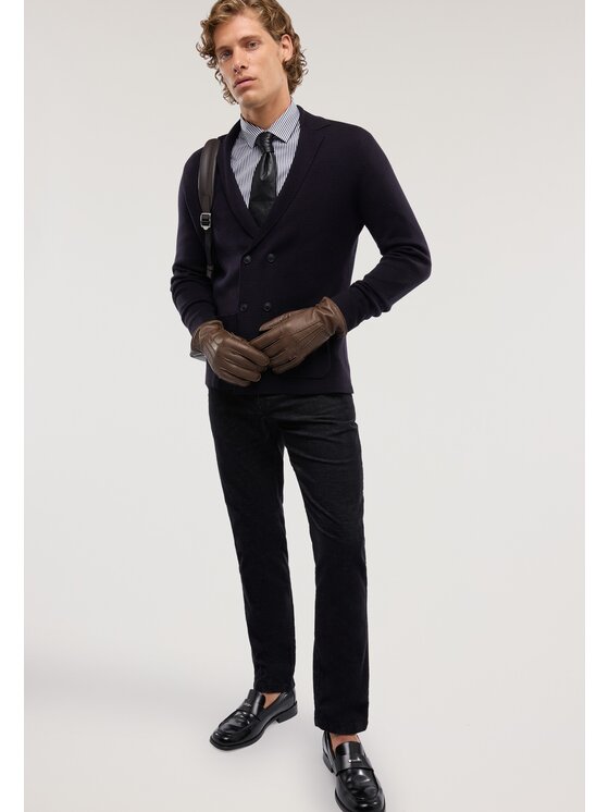 Trussardi Trussardi Pantaloni di tessuto P705MA00181N033 Nero Boy Fit