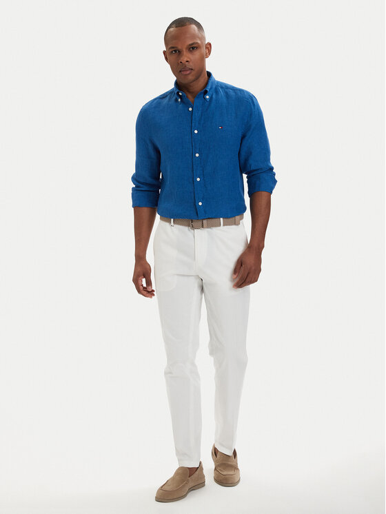 Tommy Hilfiger Tommy Hilfiger Πουκάμισο MW0MW41530 Μπλε Regular Fit