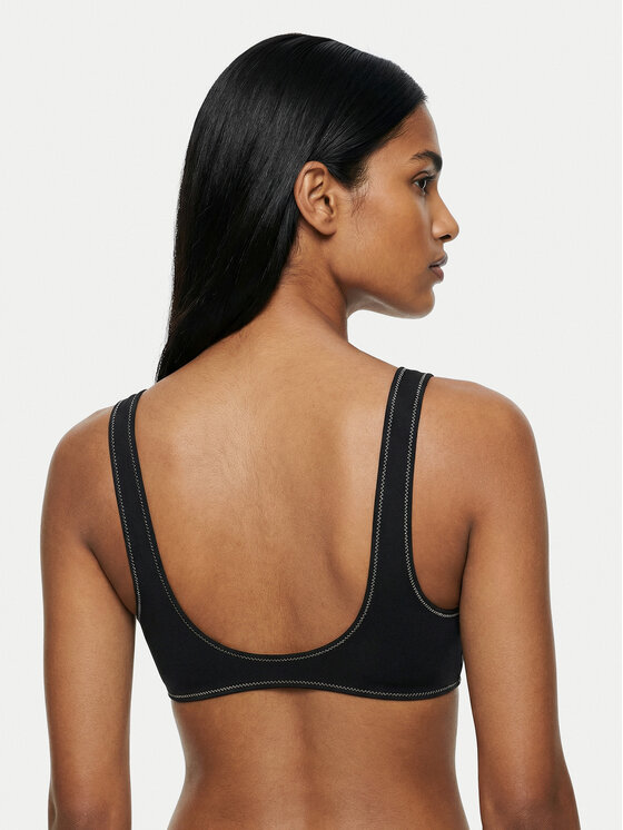 Calvin Klein Swimwear Calvin Klein Swimwear Bikini partea de sus LV00Q61100 Negru