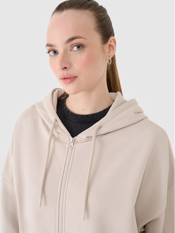 4F 4F Felpa 4FRSS25TSWSF2152-83S Marrone Oversize