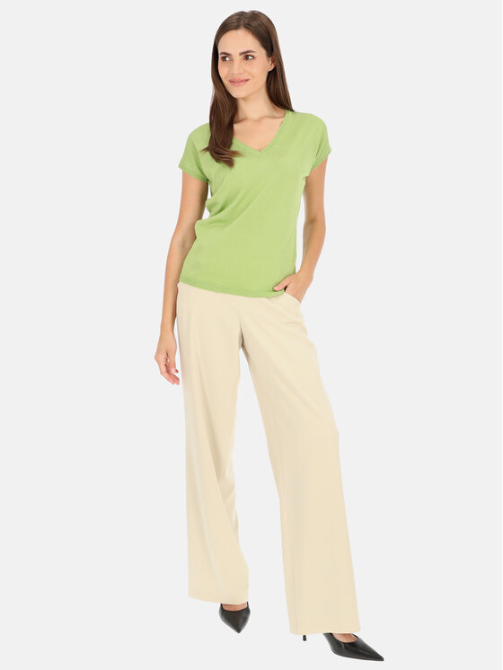 Potis & Verso Potis & Verso Bluzka Petunia Zielony Regular Fit