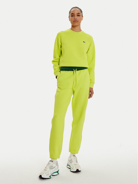 Lacoste Lacoste Долнище анцуг XF7077 Зелен Regular Fit