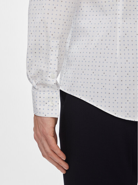 Calvin Klein Calvin Klein Cămașă K10K112298 Alb Slim Fit