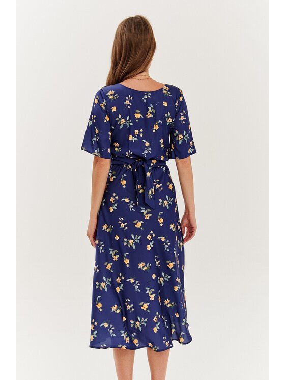 NAOKO NAOKO Každodenní šaty Fiorella Tmavomodrá Regular Fit