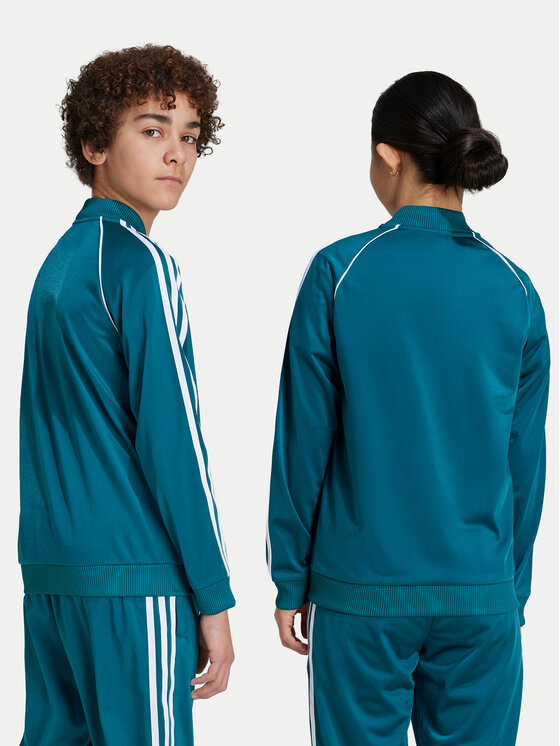 adidas adidas Majica dugih rukava adicolor SST IY7452 Tirkizna Regular Fit