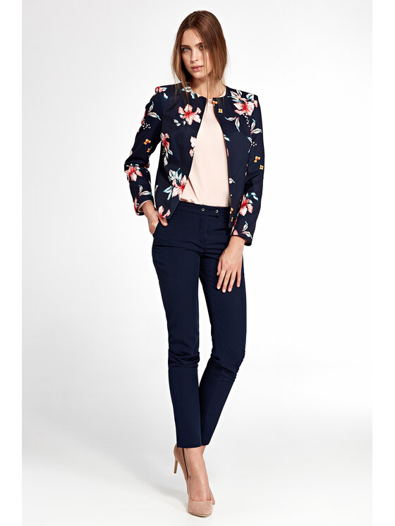 NIFE NIFE Marynarka Z57 Granatowy Blazer Fit
