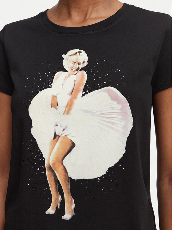 Guess Guess T-Shirt W6YI66 K6715 Μαύρο Regular Fit