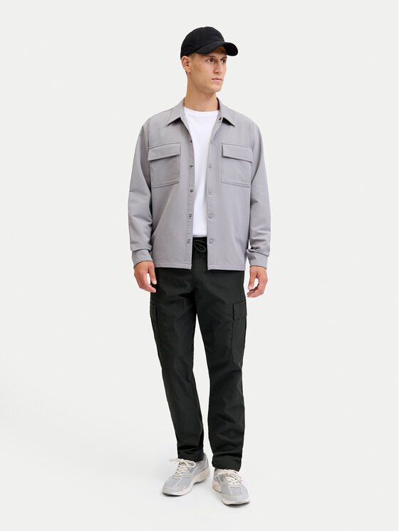 Jack & Jones Jack & Jones Pantaloni din material Kane 12278911 Negru Relaxed Fit