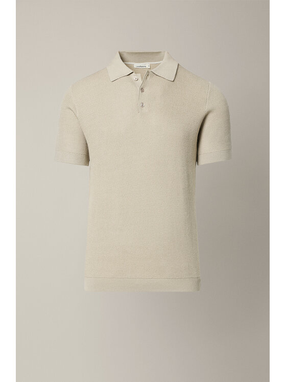 Lancerto Lancerto Polo Teodoro PO073126000032 Beżowy Regular Fit
