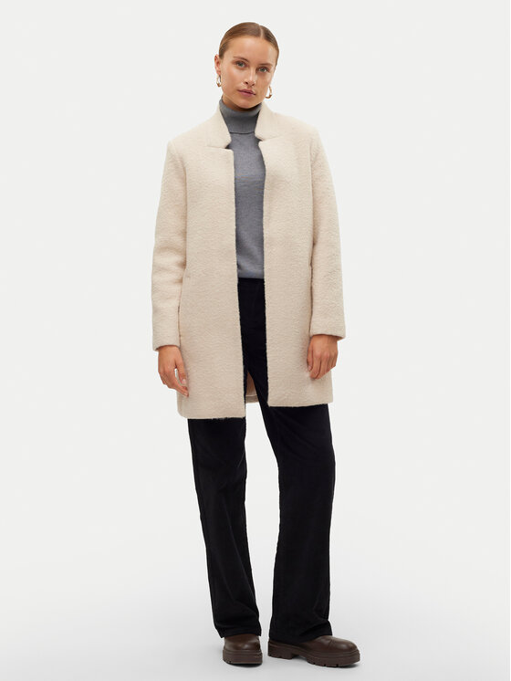 Vero Moda Vero Moda Kevad-sügis mantel Elitekatrine 10311258 Beež Regular Fit