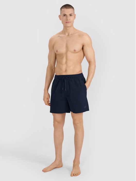 4F 4F Szorty plażowe 4FWSS25UBDSM134-30S Niebieski Regular Fit
