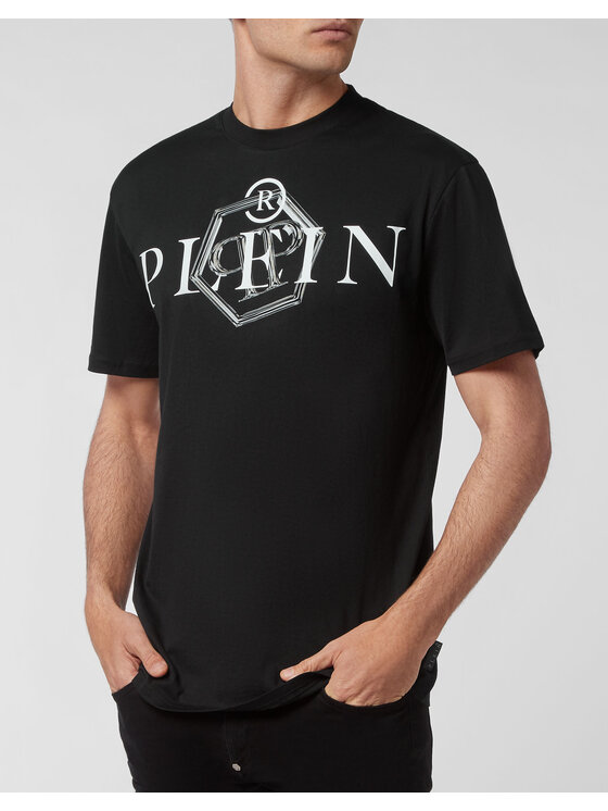 PHILIPP PLEIN PHILIPP PLEIN Tričko 115 Čierna Regular Fit