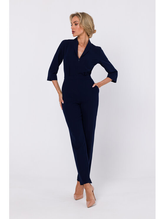 Made of Emotion Made of Emotion Overal M751 Tmavomodrá Modern Fit