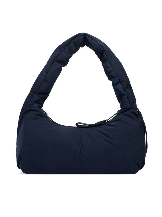 Tommy Jeans Tommy Jeans Дамска чанта Metal Logo Padded Strap Shoulder Bag AW0AW18583 Тъмносин